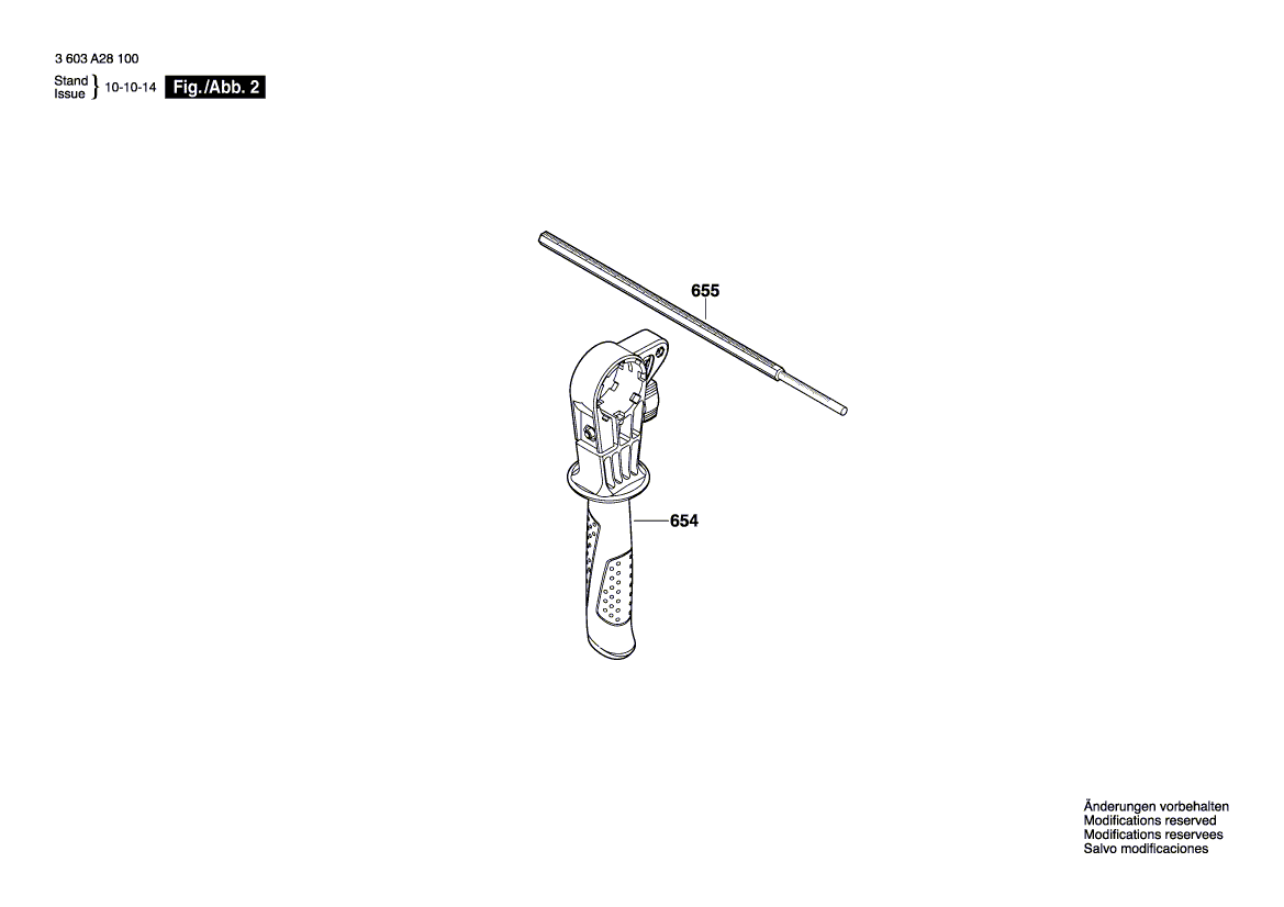 New Genuine Bosch 2609004112 Manufacturer's nameplate