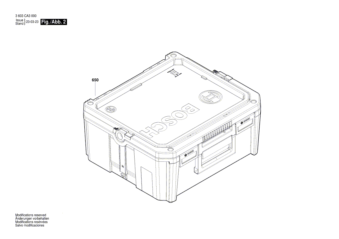 New Genuine Bosch 2609004169 axial flow fan