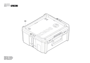 New Genuine Bosch 2609004169 axial flow fan