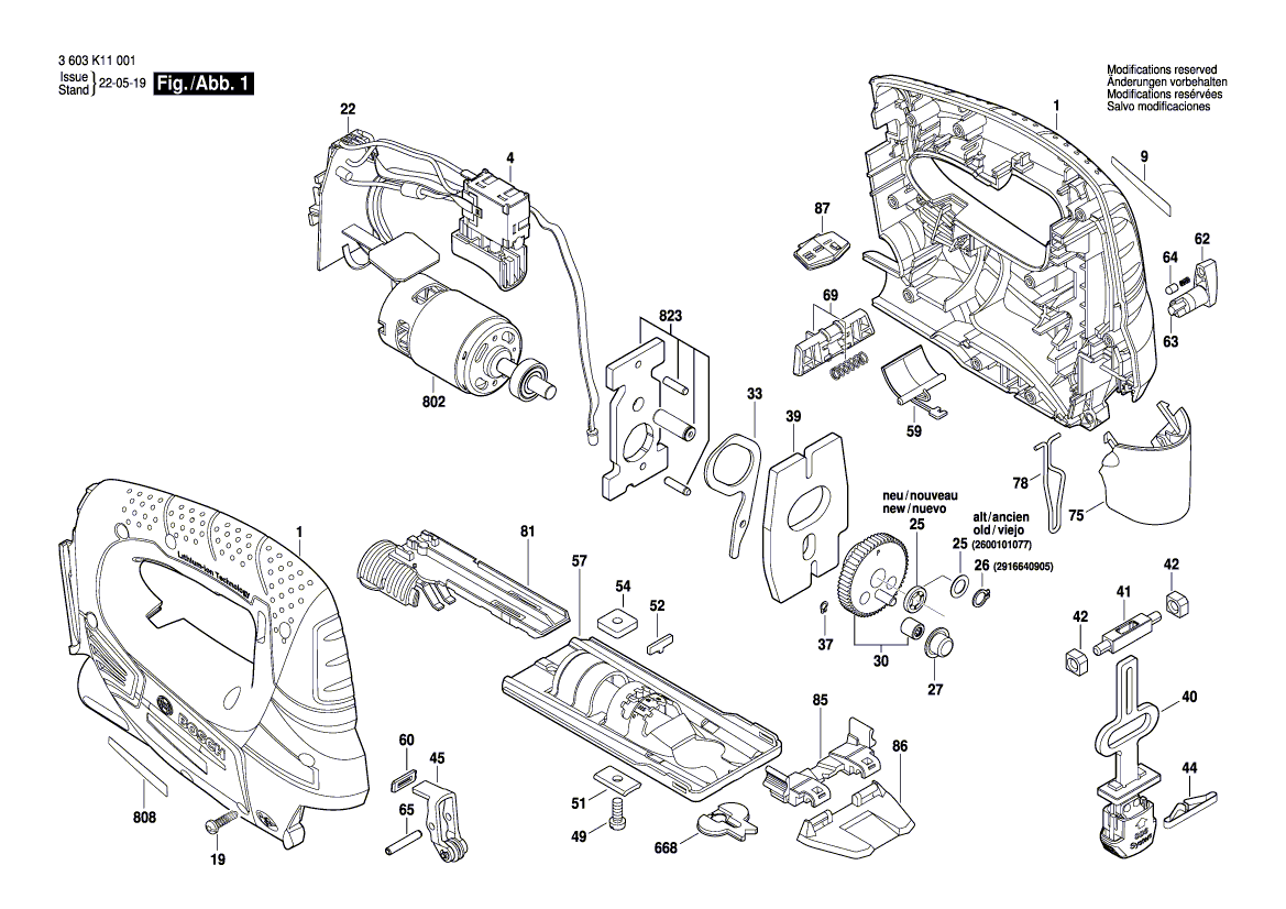 New Genuine Bosch 2609004225 Spring Plate