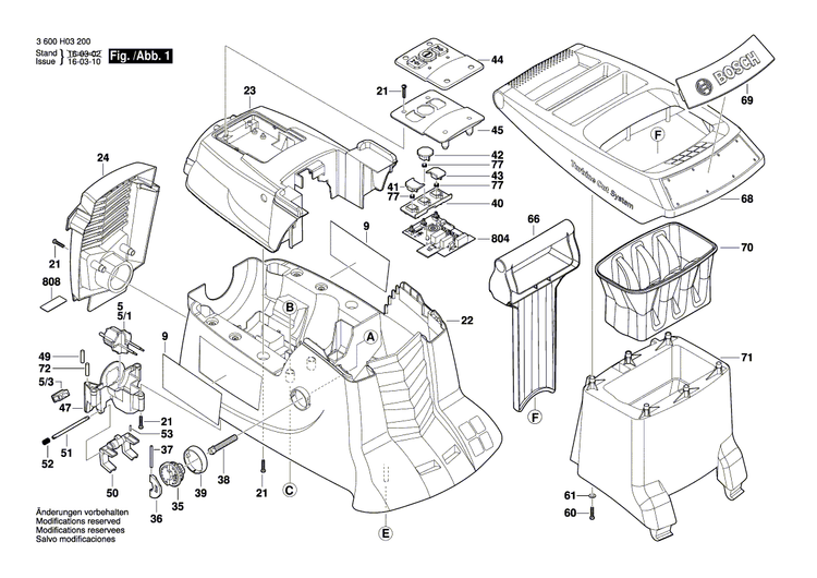 New Genuine Bosch 2609004243 Supporting Frame