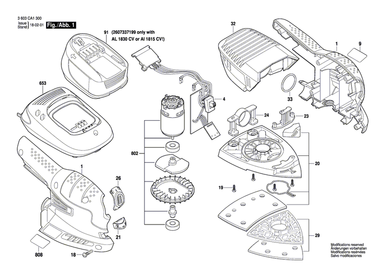 New Genuine Bosch 2609004489 Sander Plate