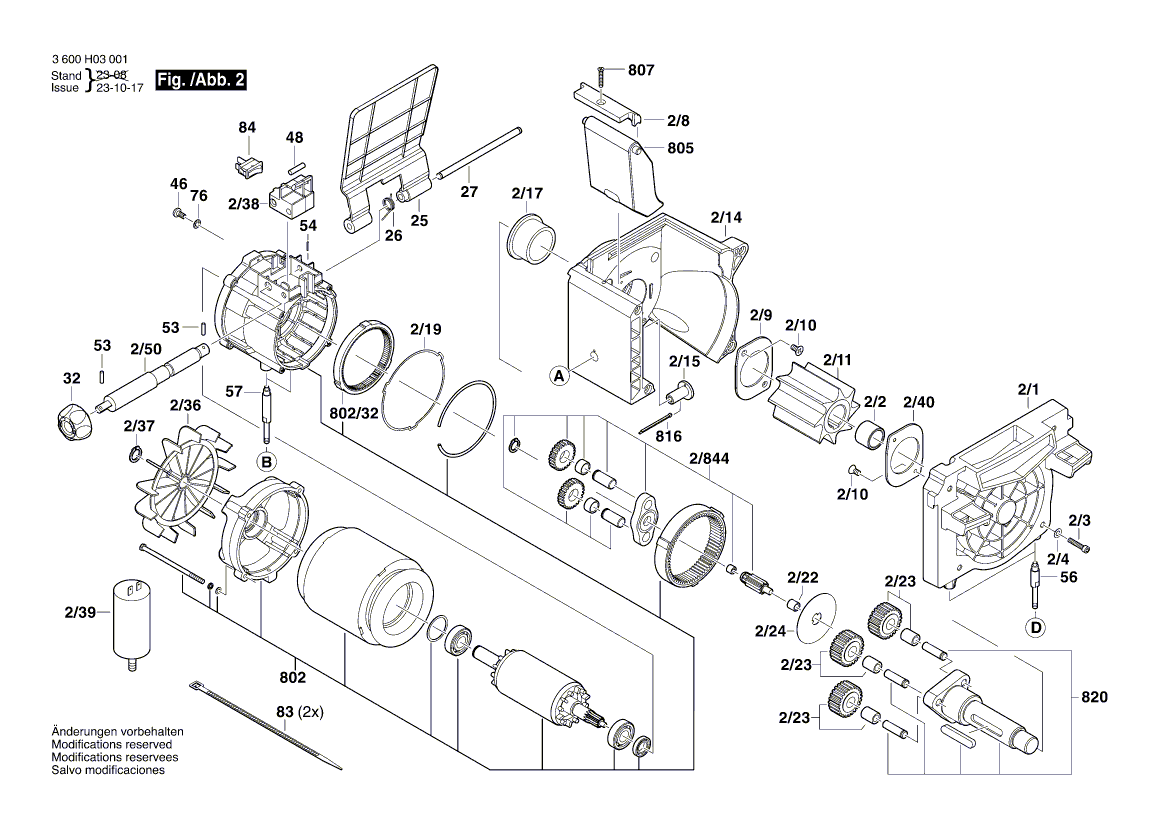 New Genuine Bosch 2609004518 Cover Plate