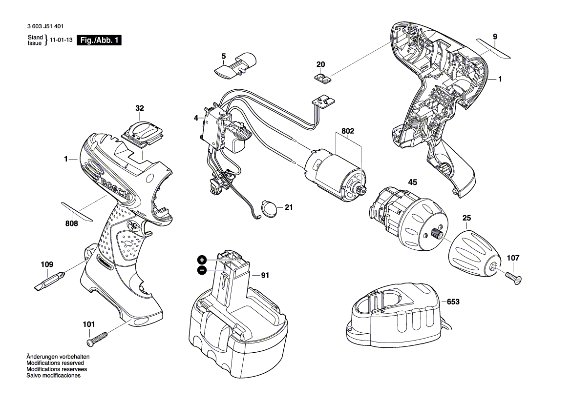 New Genuine Bosch 2609004568 Nameplate