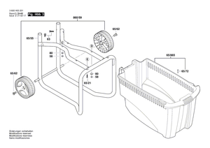 New Genuine Bosch 2609004641 Handle