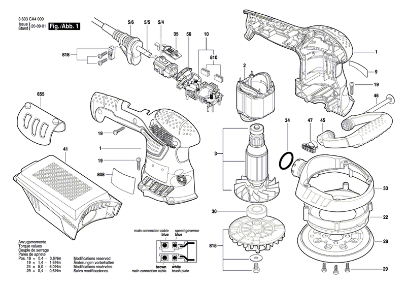 New Genuine Bosch 2609004646 Positioning Element