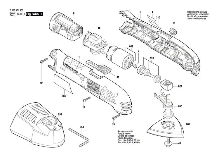 New Genuine Bosch 2609004739 Sticker