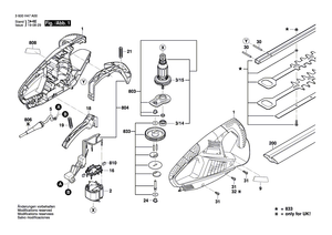 New Genuine Bosch 2609004760 Knife Guard
