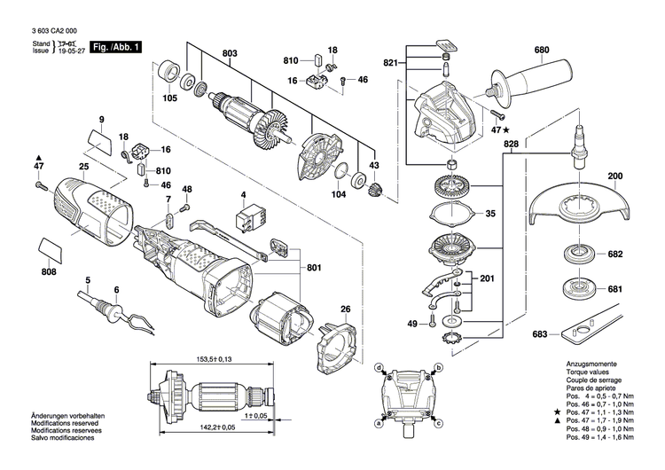 New Genuine Bosch 2609004792 Nameplate