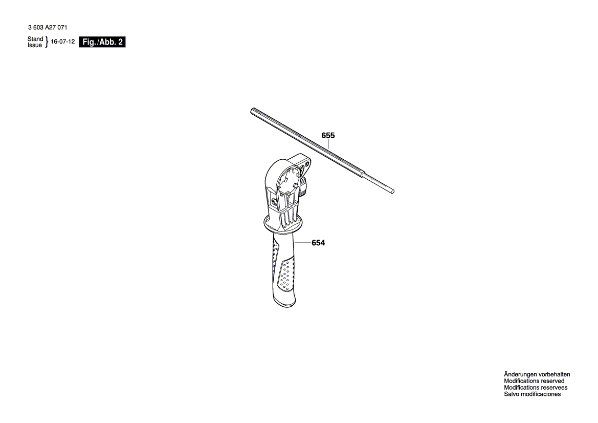 New Genuine Bosch 2609004840 Shut-off Valve
