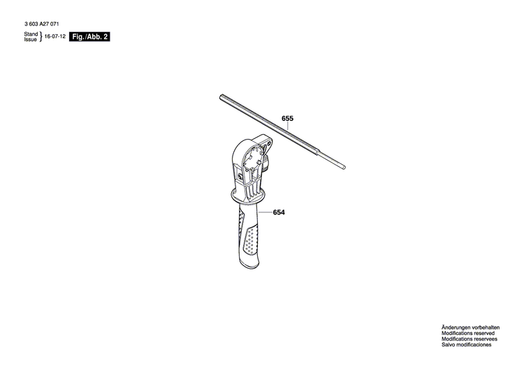 New Genuine Bosch 2609004840 Shut-off Valve