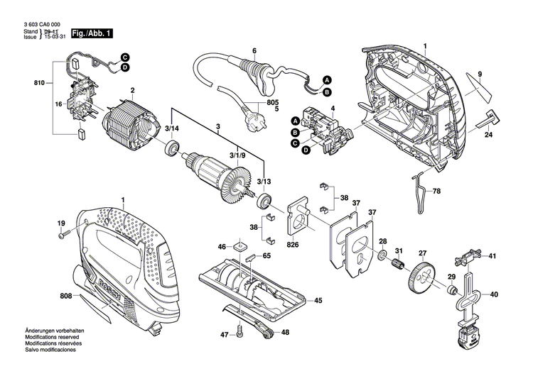 New Genuine Bosch 2609004849 Nameplate