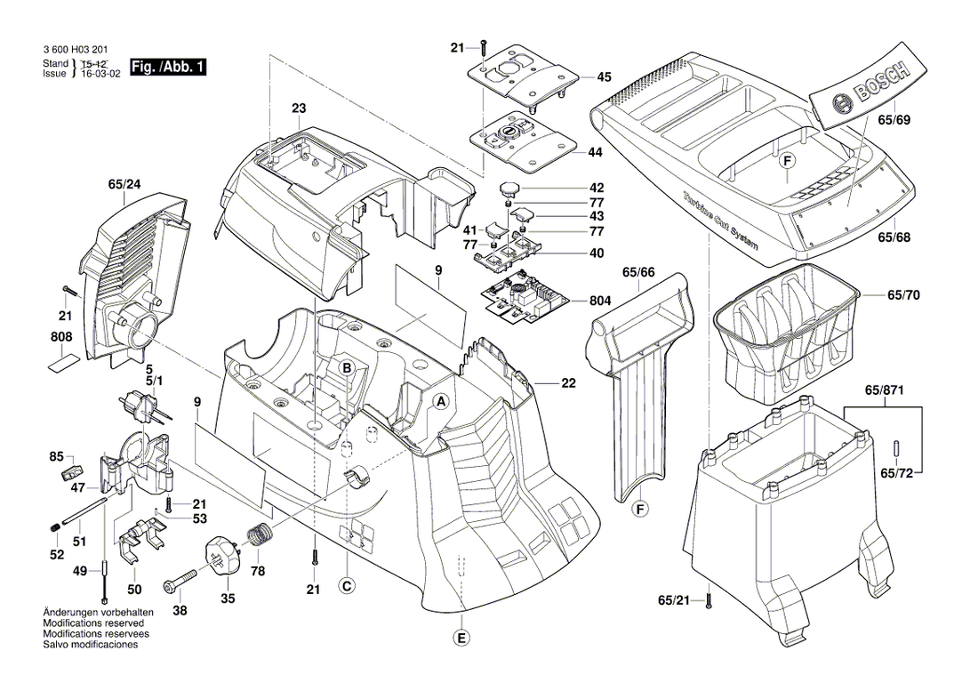 New Genuine Bosch 2609004916 Guide-Plate