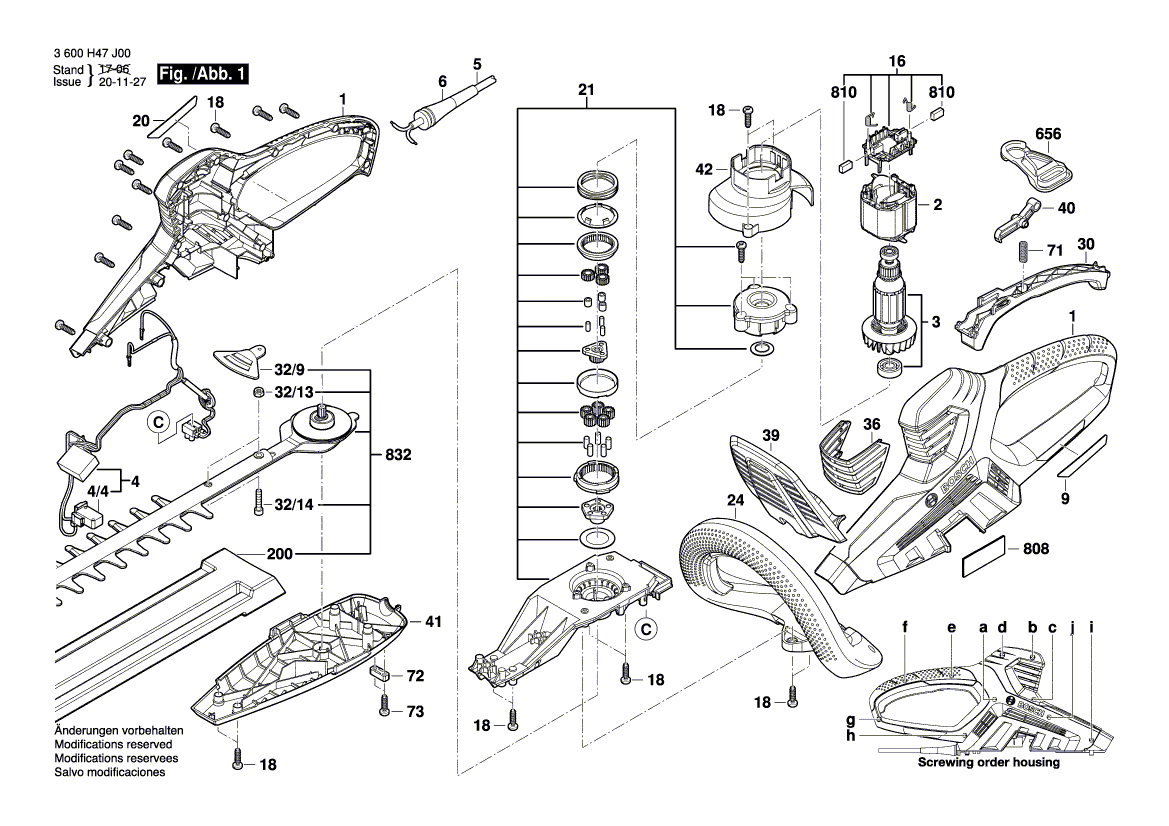 New Genuine Bosch 2609004992 Housing Section