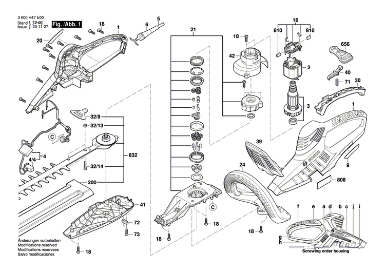 New Genuine Bosch 2609005007 Lever