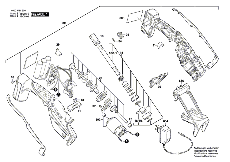 New Genuine Bosch 2609005769 Nameplate