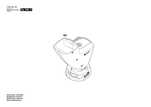 New Genuine Bosch 2609006002 Set of knives