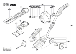 New Genuine Bosch 2609006009 Set of knives