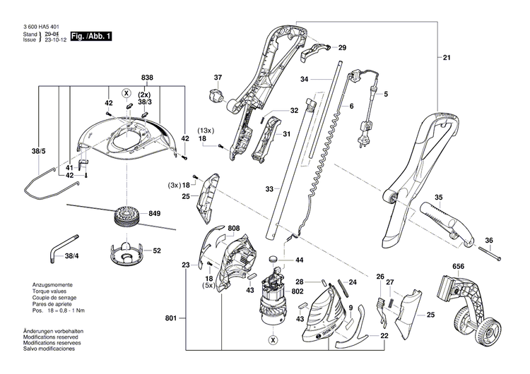New Genuine Bosch 2609006032 Cover Strip