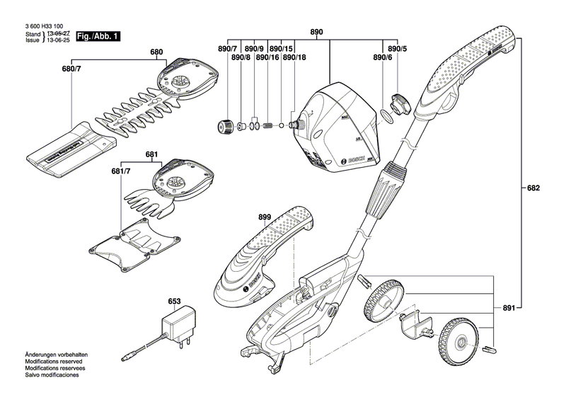 New Genuine Bosch 2609006080 Extension Set