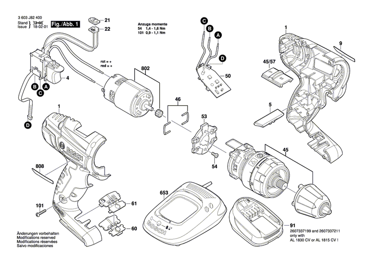 New Genuine Bosch 2609006104 Housing
