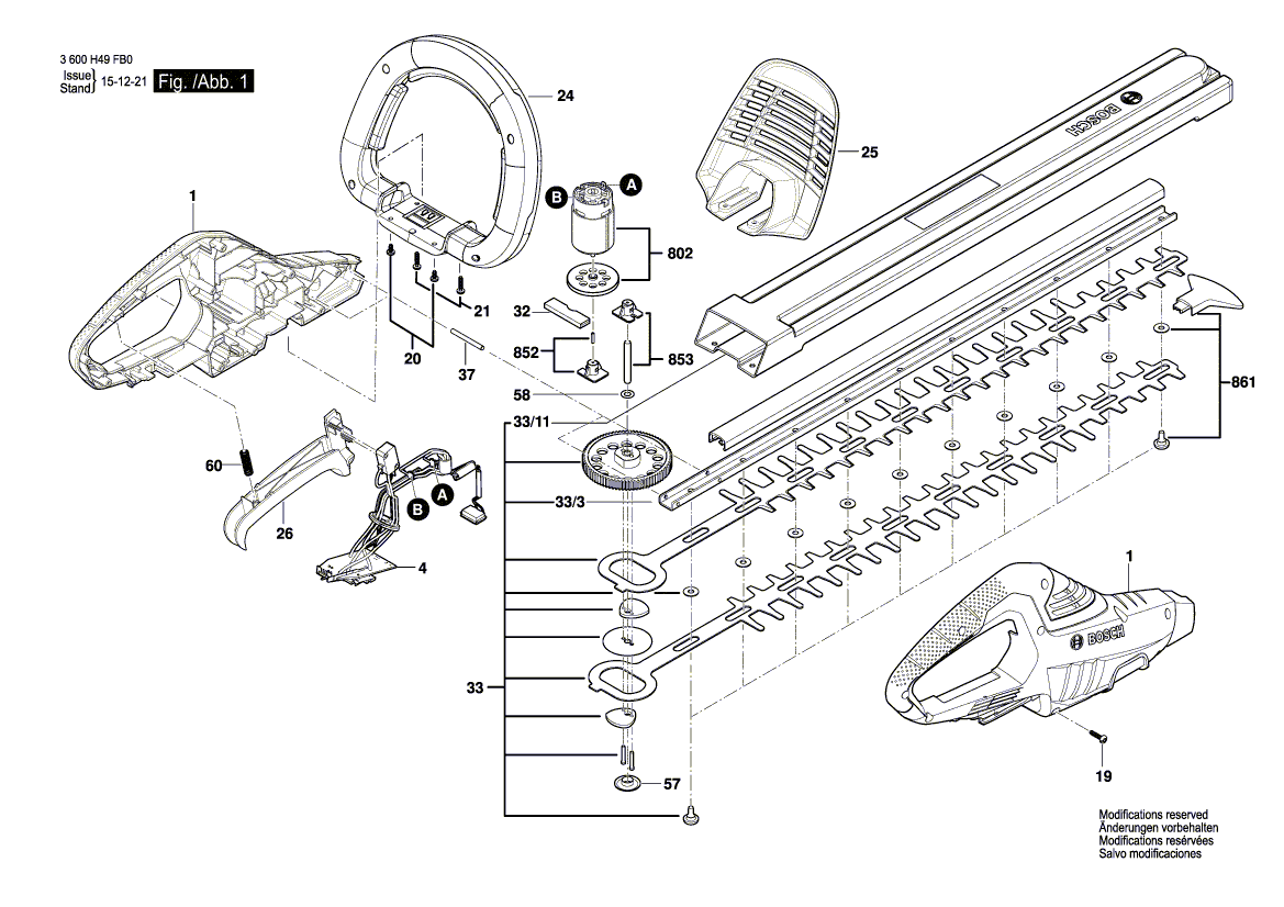 New Genuine Bosch 2609006153 Switch Segment