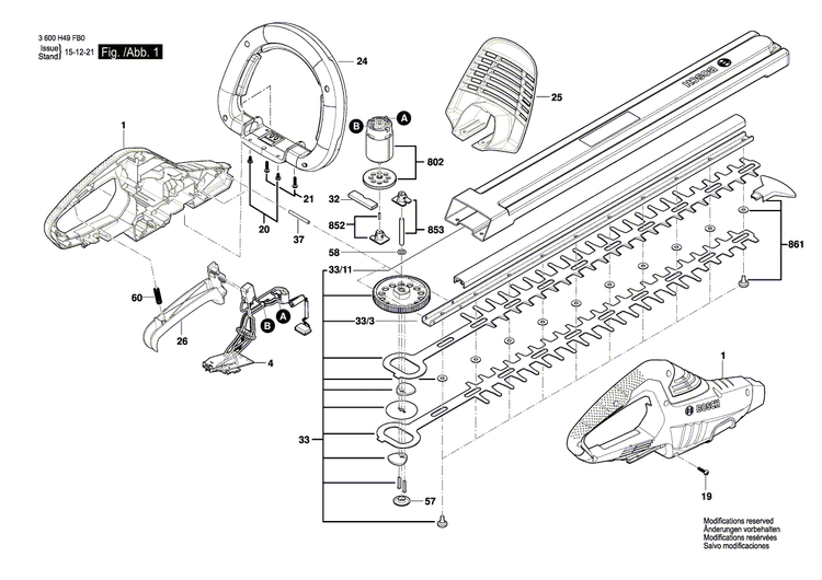 New Genuine Bosch 2609006153 Switch Segment