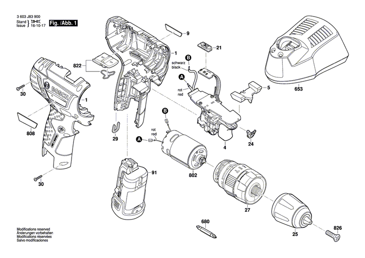New Genuine Bosch 2609006522 Manufacturer's nameplate
