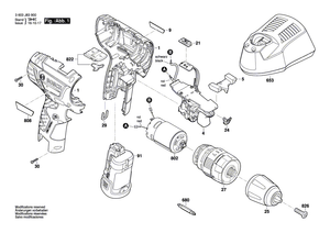 New Genuine Bosch 2609006523 Nameplate