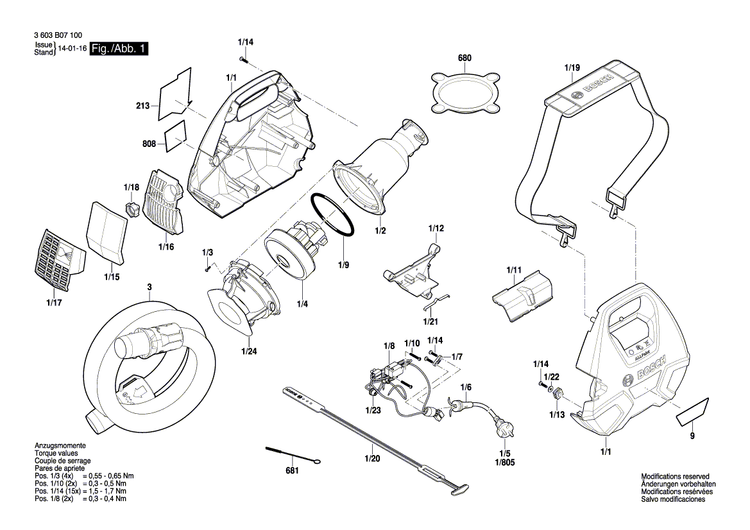 New Genuine Bosch 2609006541 Housing Section