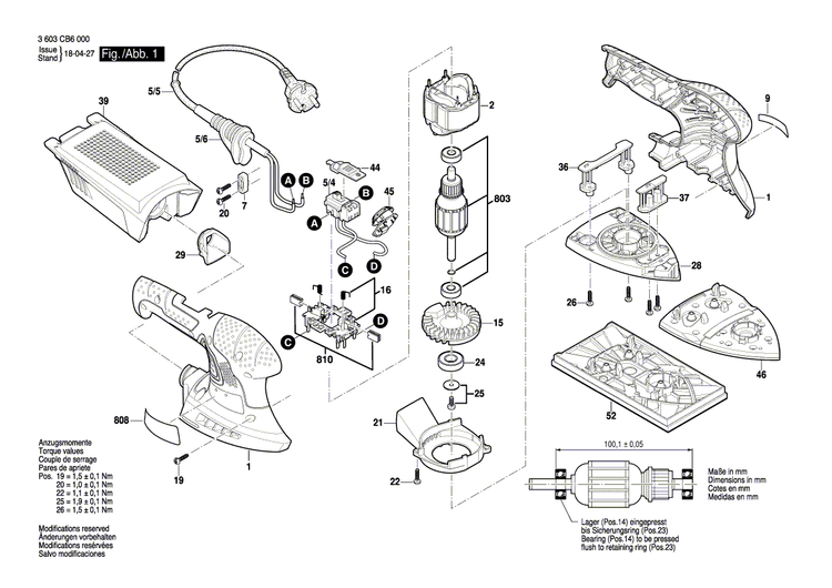New Genuine Bosch 2609006575 Housing Section