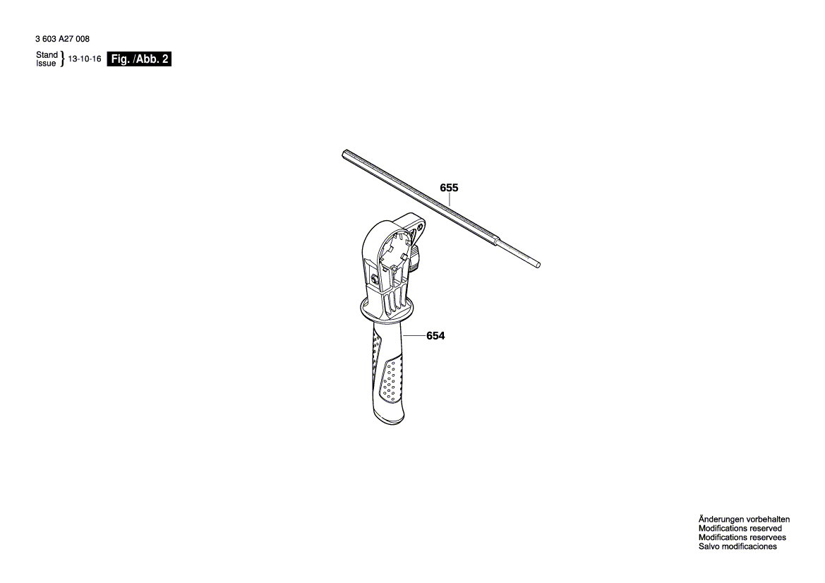 New Genuine Bosch 2609006715 Manufacturer's nameplate