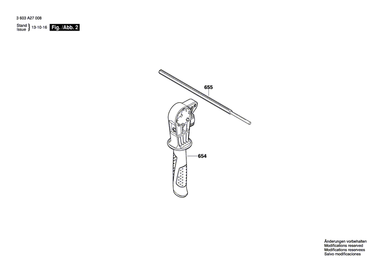New Genuine Bosch 2609006715 Manufacturer's nameplate