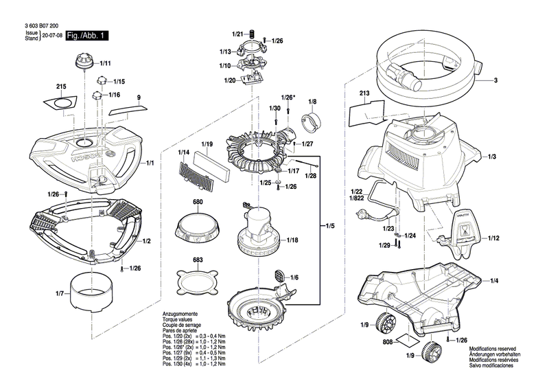 New Genuine Bosch 2609006759 Push-Button