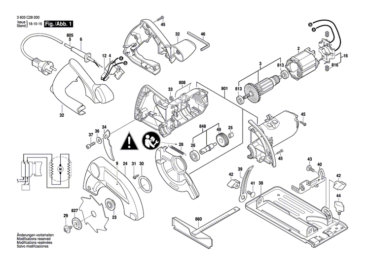 New Genuine Bosch 2609007280 Housing Set