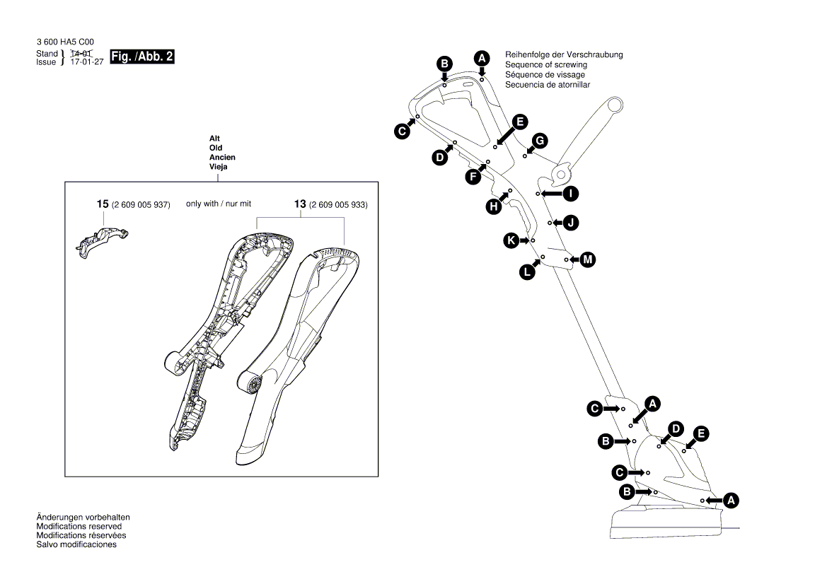 New Genuine Bosch 2609007346 Protective Cover