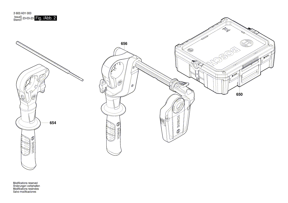 New Genuine Bosch 2609007834 Switch
