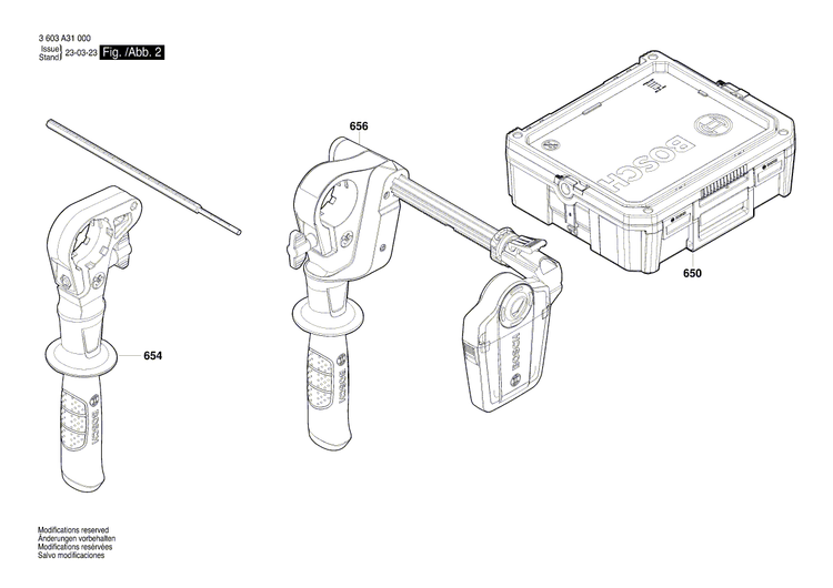New Genuine Bosch 2609007834 Switch