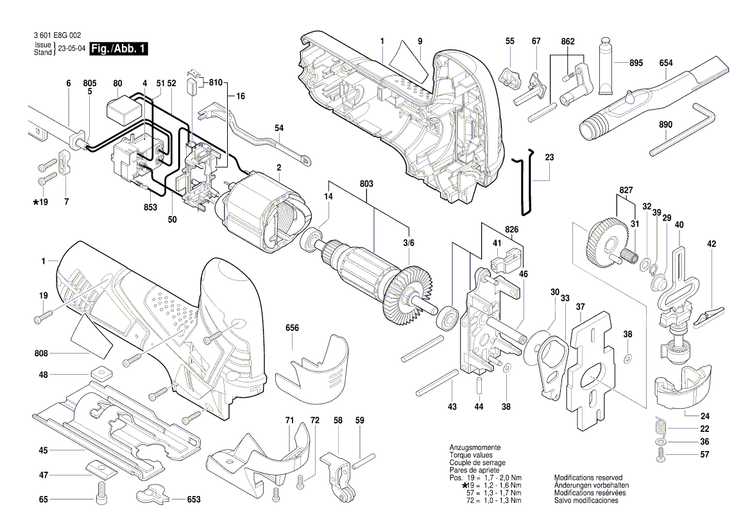 New Genuine Bosch 2609007847 Field