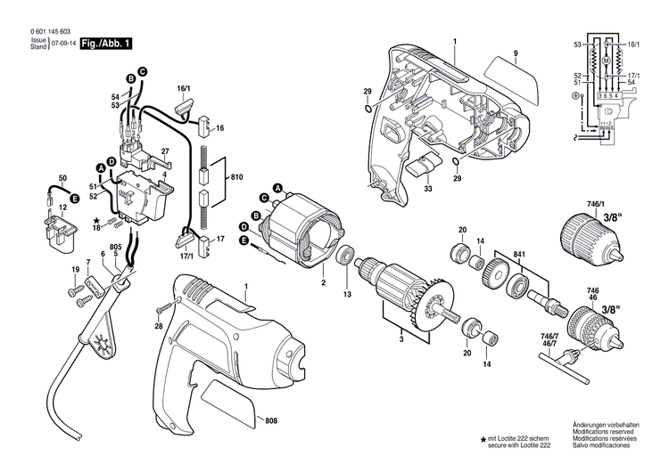 New Genuine Bosch 2609100002 Protection cover