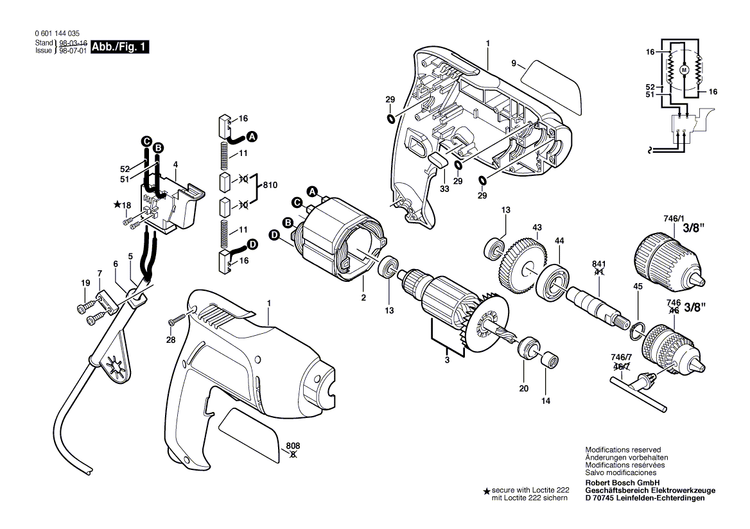 New Genuine Bosch 2609100005 Protection cover