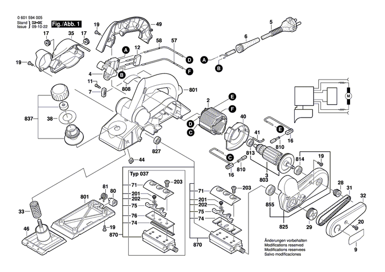 New Genuine Bosch 2609100141 Motor Housing