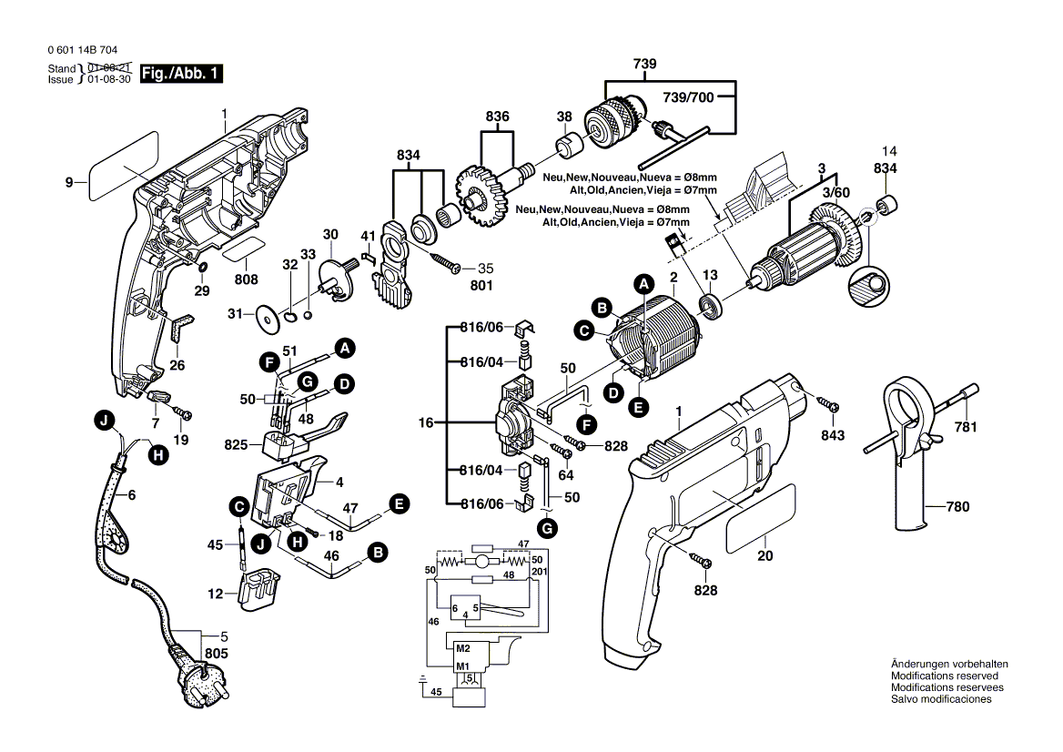 New Genuine Bosch 2609100142 Housing