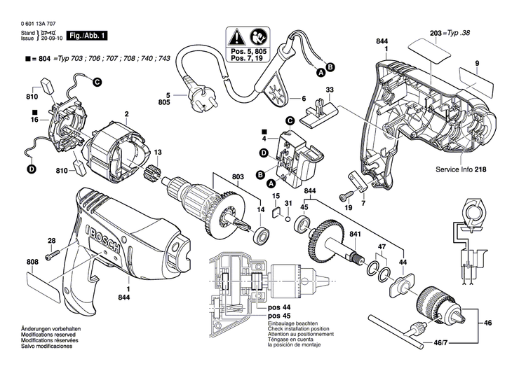 New Genuine Bosch 2609100181 Housing Section