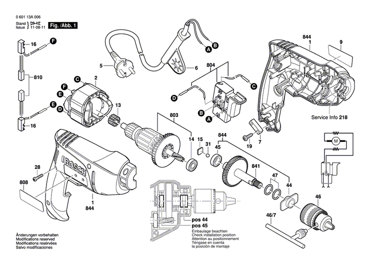 New Genuine Bosch 2609100182 Housing Section