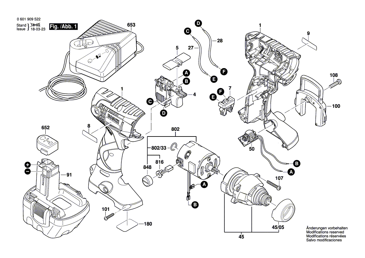 New Genuine Bosch 2609100306 Housing