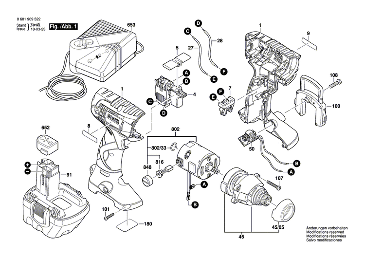 New Genuine Bosch 2609100306 Housing