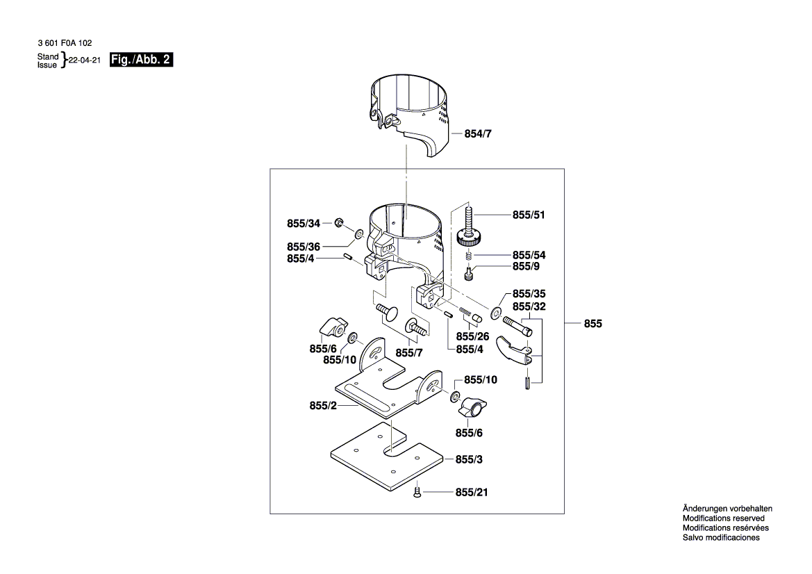 New Genuine Bosch 2609100383 Base Plate
