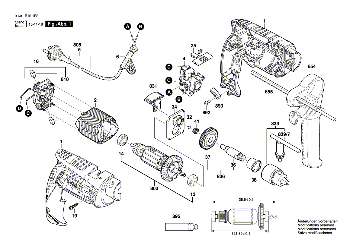 New Genuine Bosch 2609100417 Indexing Disk