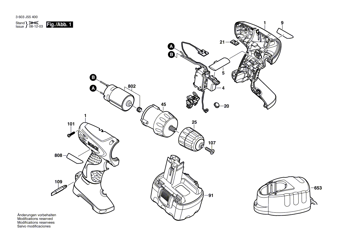 New Genuine Bosch 2609100465 Housing